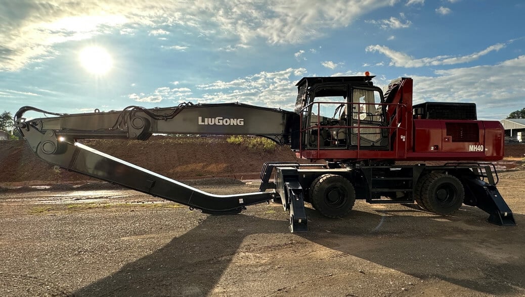 LiuGong North America Unveils New Wheeled Material Handlers for Scrap and Forestry Industries