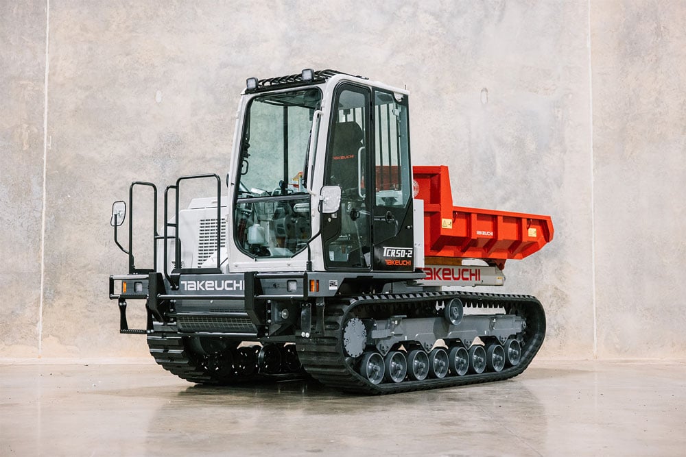 Takeuchi Introduced TCR50-2 Crawler Dumper to North America