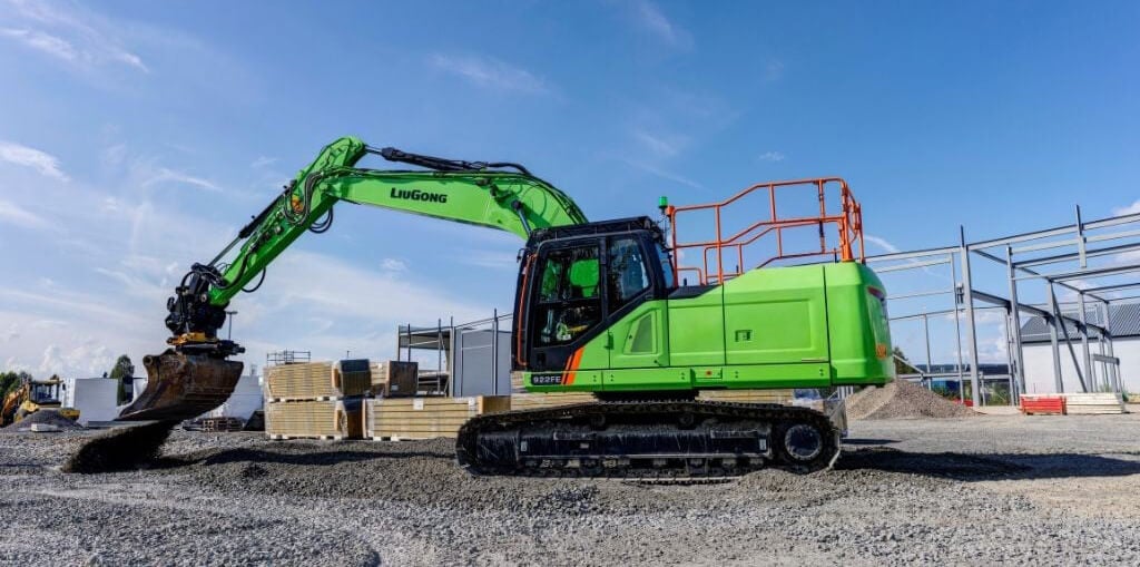 LiuGong moves the needle on all-electric machines with new excavator and wheel loader